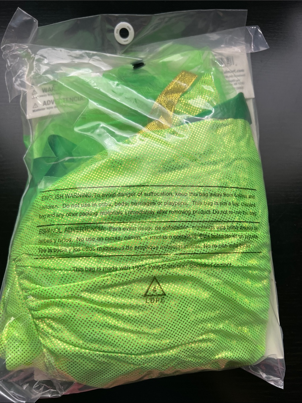 New Miss Pixie Bustle skirt only Costume - Lime Green - Picture 3 of 3